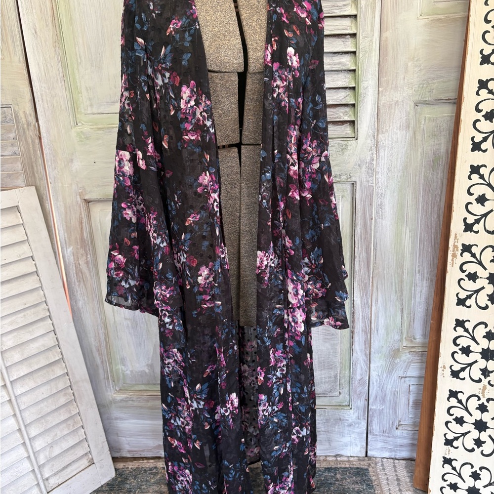 Torrid Multicolor Sheer Kimono